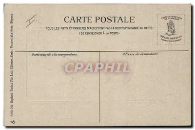 Galo e ovos — Páscoa — Taphael Tudk & Fils, Série 791 — Verso