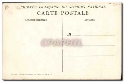 De Kip en de Leeuw — Surand 1916 — Devameez, Parijs — Achterkant