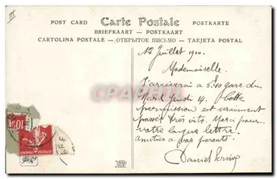 Spahi als Schütze — Salon des Artistes Français (1910) — H. Jacquier, ND Phot. — Rückseite