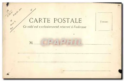 Émile Loubet — Presidente da República Francesa — Lembrança do Viagem Presidencial à Argélia, Abril 1903 — J. Geiser - Argel — Verso