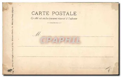 Mounet Sully — Beroemde Acteurs — P. Boyer, Parijs — Achterkant