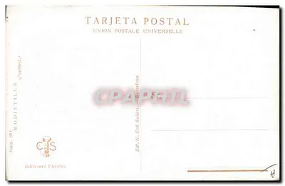 Junge Frau mit Schmetterling — Chantecler — Editions Victoria, Barcelona, Nr. 31 — Rückseite