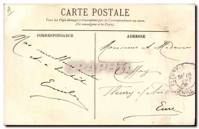 Auvergne — Camponeses — LL. — Verso