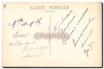 In Auvergne — 92. La Causette — Edizione Marcelin — Verso
