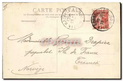 Jovem leiteira da Auvergne — M.T. — n° 2365 — Verso