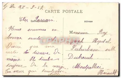 Joven lechera de Auvergne — L'Auvergne 2365 — editor L'Auvergne — Reverso