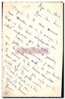 Lilie van het Veld — Gelukkigheidspatroon van de Poilu — tekening ondertekend 'Ginette' — Achterkant