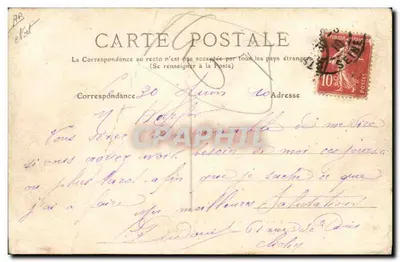 Paimpol - Partida para a Irlanda - Saída dos Barcos — Bretanha — Verso