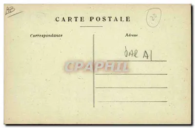Paimpol — Goleta partiendo hacia Islandia — A. Rumeau — Reverso