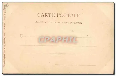 Mme de Maintenon — Mulheres Célebres da França — Tuck & Fils, Paris, Série 171 — Verso