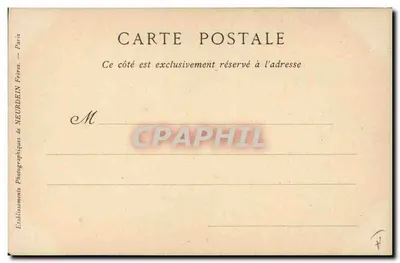 William Pitt — Graaf van Kent — Uitgever ND Phot, n° 345 — Achterkant