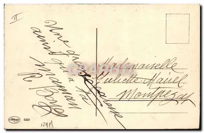 Dzieci w lesie — scena przyrody — wydawca Hmag, nr 0321 — Rewers