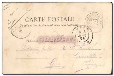 Spahis - Charge de Cavalerie — Aïn El Traba (Tunisie) — editor desconhecido, número de série não visível — Verso
