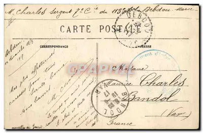 Spahis no Sul — Coleção Itália 3 — n°281 — Verso