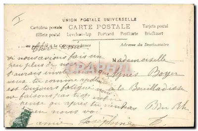A Lua Cheia — cena romântica sob a lua sorridente — Sazerac, n°1051 — Verso