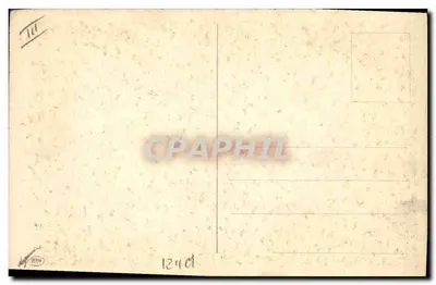 Frau und Kind am See — Landschaftsansicht — Zeichnung von R. Castelli — Rückseite