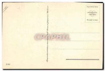 Dzieci grające z parasolem — Proverbe — Vlastelli, n°591 — Rewers