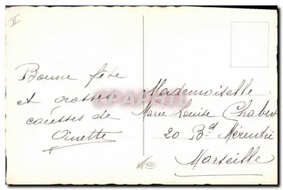 Menina em vestido rosa — buquê de flores — Montelli — Verso