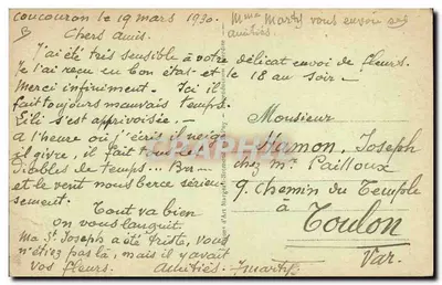 Um Grupo de Dentelheiras Auvergnatas — 885 — Editor: Cartes d'Art Margot, Brémaud — Verso