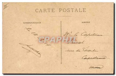 Dwa Sarmanci — Oświadczenie miłosne — Typy Auvergne, n°2617 — Rewers