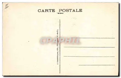 A Auvergne - A Bourrée da Auvergne — J. Gouttefauges, editor. Olliergues (P.-de-D.) — Verso