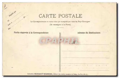 A Bourrée — Dança tradicional — "LE VELAY-ILLUSTRÉ" n°1125 — Verso