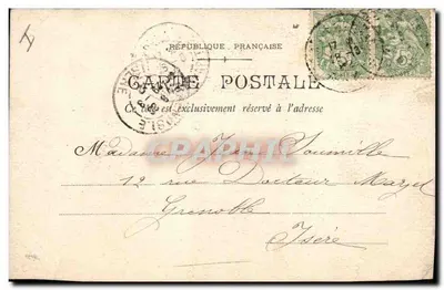 Bells and flowers — Marveille, 29 May — Kartka pocztowa — Rewers