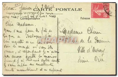 Het werk van de vis op een zeilboot — Gliche des Envres de Mer, Rue Quentin-Bauchart, Parijs — n° 83 — Achterkant