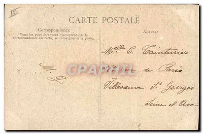 Kostiumy bretońskie — Typ Morski — Rybak z Quimper — Wydawca ELD, n° 314 — Rewers