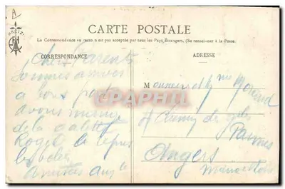 Lobo do mar - Estudo — Col. E. Hamonic, St-Brieuc, n°2401 — Verso