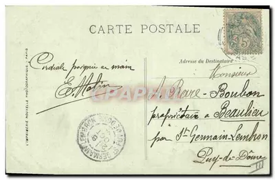 Calais — Visser die de Netten Repareert — LL. — Achterkant