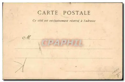 Bilhete postal antigo Peche Etretat Pescadores consertando suas redes — Verso