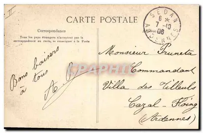 Charles de Gonzague - Duque de Nevers — Fundador da Cidade de Charleville 1606 — gravura original — Verso