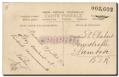 Fim da Caça — Salão de 1910 — por E. Bourgoin — Verso