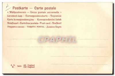 Caça a cavalo — 'Stuck' 1804 — O. Anders — Verso