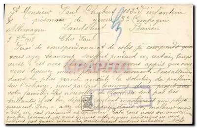 Pikier łączący psów głosem — Pani L.C. de Liniers — Wydanie Paryż 1914 — Rewers