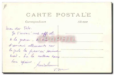 Grupo de spahis Argelinos — A Guerra Europeia 1914 — Phot-Express — Verso