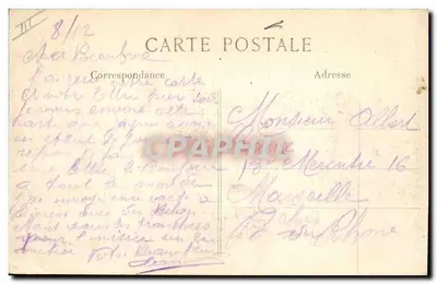 Spahis przechodzący most z łodzi w Compiègne — Wojna 1914, L. C. H. Paryż — Rewers