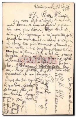 Roos met motieven — Goed jaar — uitgever S. & S. n° 4164 — Achterkant