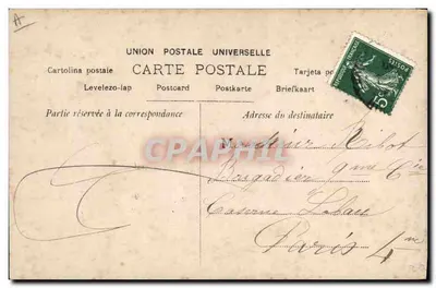 Alice Bonneton — retrato de perfil — Rawlinsger, Paris, n°1177 — Verso
