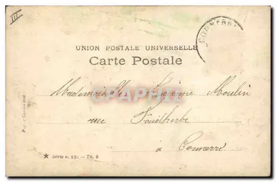 Donna con cappello a vele e piume — Ambasciatori — Wajery, Parigi — Verso