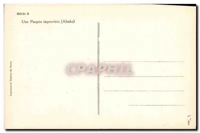 Menina tibetana carregando uma criança — Série 6 — Imprensa Unida de Nancy — Verso