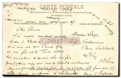 Contadino che torna dal mercato — Tipo del contadino che torna dal « mercato » — « LE VELAY ILLUSTRÉ » n°308, scatto di M. B. - Rep. int. — Verso