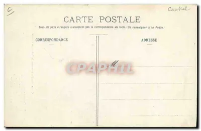 Centenário dos arredores de Salers em viagem — Carrier & Aurillac, n°64 — Verso