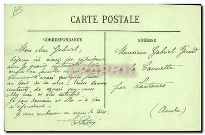 Pescadores de Camarões — LL — n° 3023 — Verso
