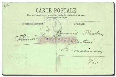 Dieppe — Mieszkanie rybaków na skale — LL. n°103 — Rewers