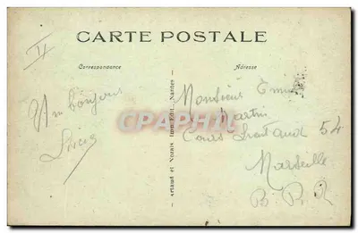 Na morzu — Rybacy sardynkowcy zbierający sieci — Artaud et Nozaïs, Nantes, n°95 — Rewers