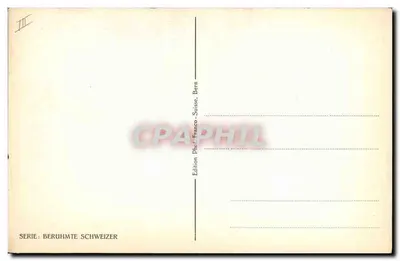 Schultheiss Karl Neuhaus von Bern — 1796-1848 — Edição Franco-Suíça, Bern — Verso