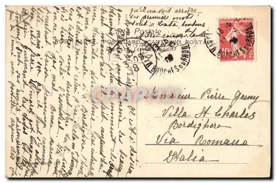Caza a caballo — Editor: J. V. W. — Serie 184 — 1908 — Reverso