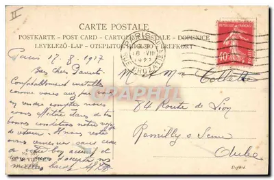 Jacht met paarden — Uitgever: F. Morsay — N° 397 — Achterkant